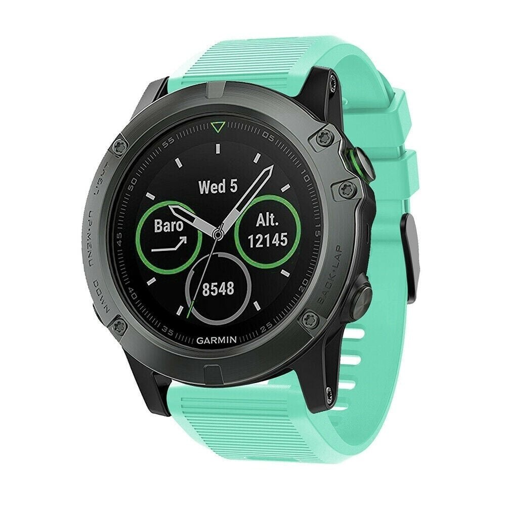 Strap-it Strap-it Bracelet silicone Garmin Tactix 8 - 51mm (aqua)