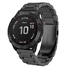 Strap-it Strap-it Bracelet acier Garmin Tactix 8 - 51mm (noir) Strap-it Strap-it Bracelet acier Garmin Tactix 8 - 51mm (noir)
