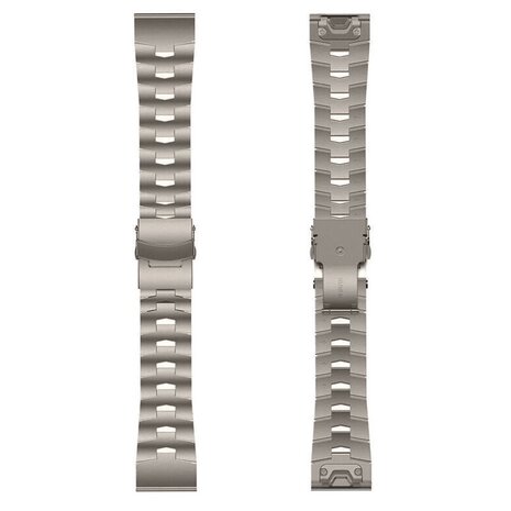 Strap-it Strap-it Bracelet titane Garmin Tactix 8 - 51mm (titane) Strap-it Strap-it Bracelet titane Garmin Tactix 8 - 51mm (titane)