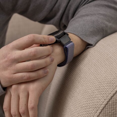 Strap-it Strap-it Bracelet nylon Garmin Tactix 8 - 51mm (bleu)