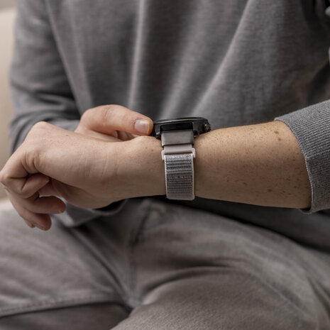 Strap-it Strap-it Bracelet nylon Garmin Tactix 8 - 51mm (coquillage)