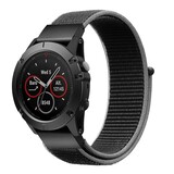 Strap-it Bracelet nylon Garmin Tactix 8 - 51mm (charcoal)
