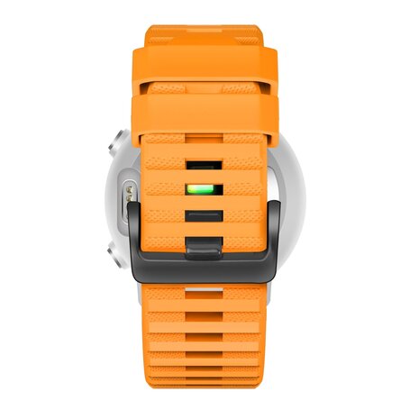 Bandz Bracelet silicone à boucle Garmin Tactix 8 - 51mm (orange)