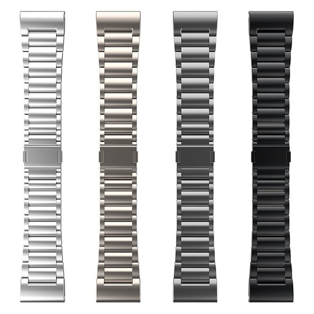 Strap-it Strap-it Bracelet en titane magnétique Garmin Tactix 8 - 51mm (argent) Strap-it Strap-it Bracelet en titane magnétique Garmin Tactix 8 - 51mm (argent)