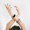 Strap-it Strap-it Bracelet montre 20mm scrunchie - universel (noir) Strap-it Strap-it Bracelet montre 20mm scrunchie - universel (noir)