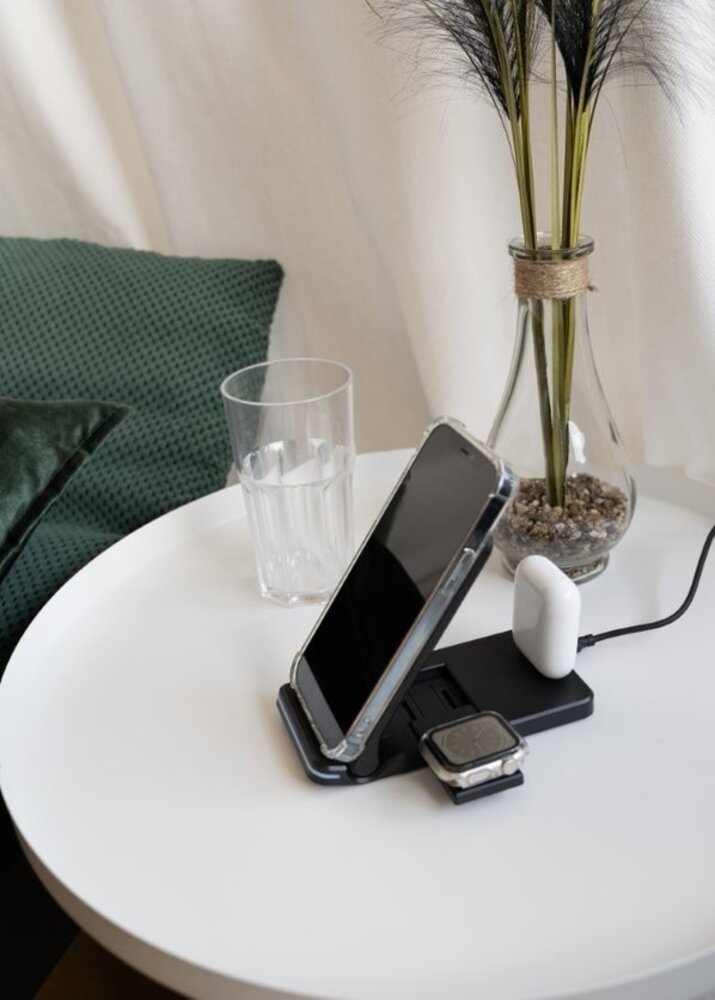 Coverzs Coverzs 3 en 1 Chargeur pliable sans fil pour produits Apple