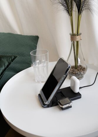 Coverzs Coverzs 3 en 1 Chargeur pliable sans fil pour produits Apple