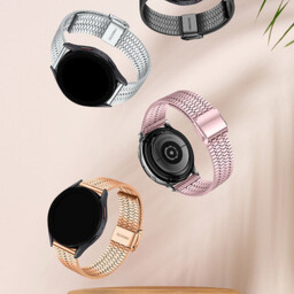 Strap-it Strap-it Bracelet acier luxe Amazfit GTS (noir) Strap-it Strap-it Bracelet acier luxe Amazfit GTS (noir)