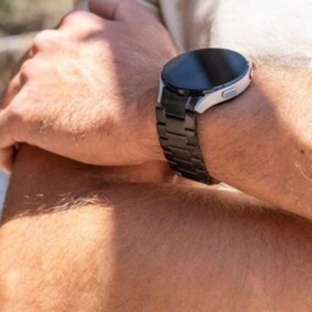 Strap-it Strap-it Bracelet titane Samsung Galaxy Watch 7 - 44mm (noir)