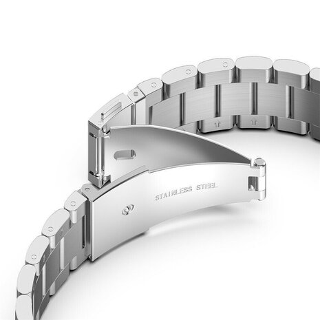 Strap-it Strap-it Bracelet titane Samsung Galaxy Watch 4 Classic 46mm (argent) Strap-it Strap-it Bracelet titane Samsung Galaxy Watch 4 Classic 46mm (argent)