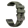 Strap-it Strap-it Bracelet sport 'a boucle Garmin Instinct 3 - 50mm (vert olive/noir) Strap-it Strap-it Bracelet sport 'a boucle Garmin Instinct 3 - 50mm (vert olive/noir)