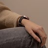 Strap-it Strap-it Bracelet cuir Amazfit GTS 3 (noir serré) Strap-it Strap-it Bracelet cuir Amazfit GTS 3 (noir serré)