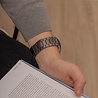 Strap-it Strap-it Bracelet titane Samsung Galaxy Watch FE (graphite) Strap-it Strap-it Bracelet titane Samsung Galaxy Watch FE (graphite)