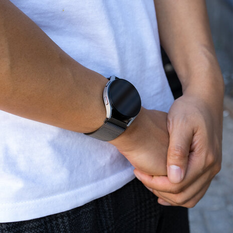 Strap-it Strap-it Bracelet Milanais Samsung Galaxy Watch 5 Pro (noir) Strap-it Strap-it Bracelet Milanais Samsung Galaxy Watch 5 Pro (noir)