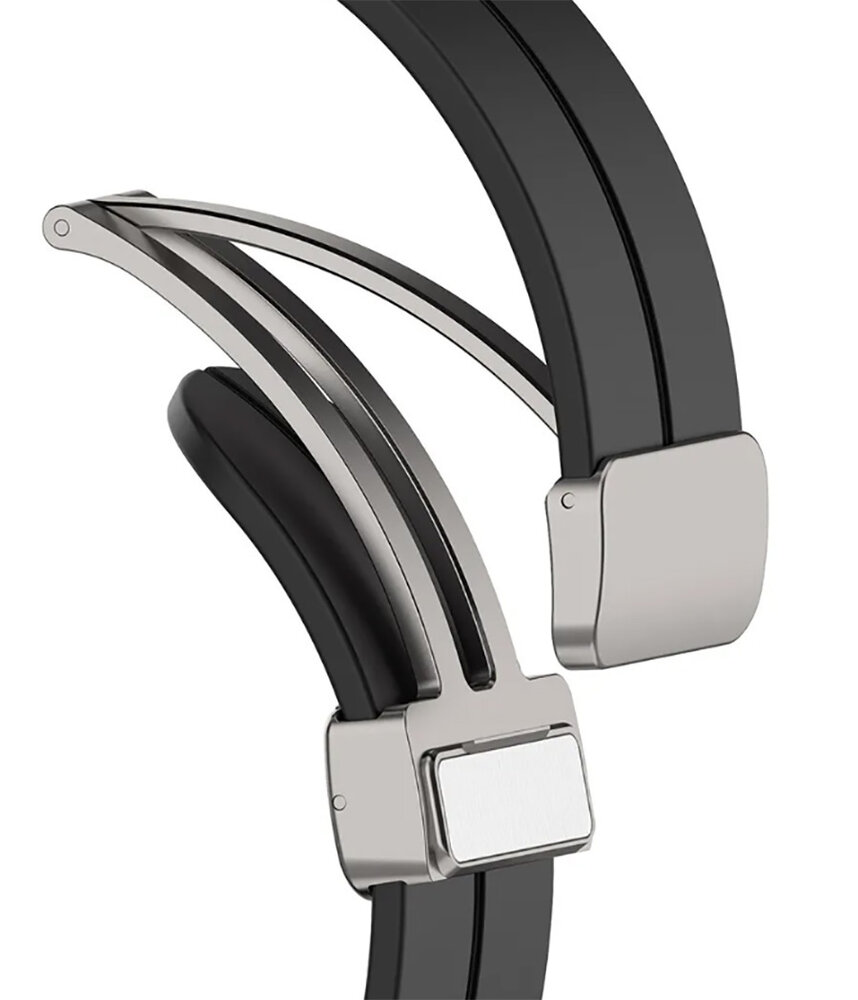 Strap-it Strap-it Bracelet à fermoir magnétique Samsung Galaxy Watch 4 Classic 46mm (noir)