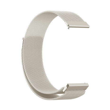 Strap-it Strap-it Bracelet milanais Samsung Galaxy Watch 6 Classic 47mm (lumière stellaire)