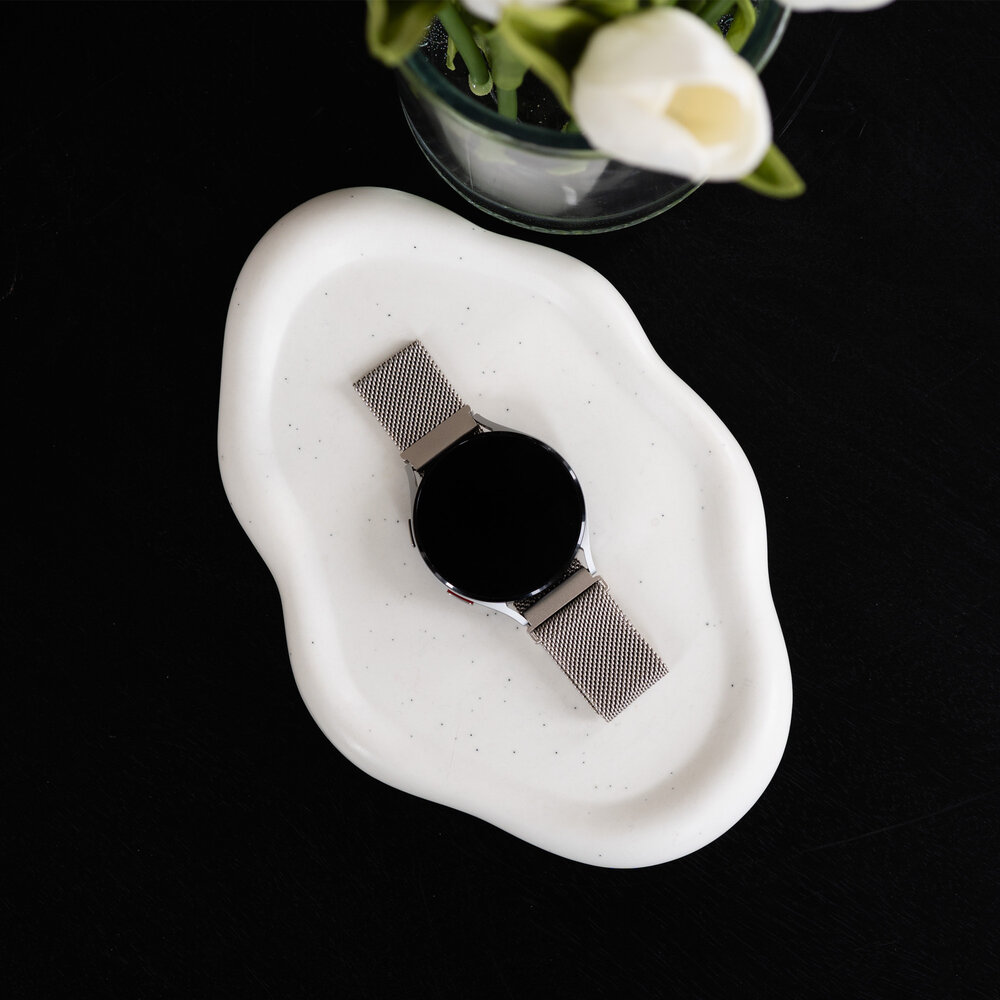 Strap-it Strap-it Bracelet milanais Samsung Galaxy Watch 6 Classic 47mm (lumière stellaire)