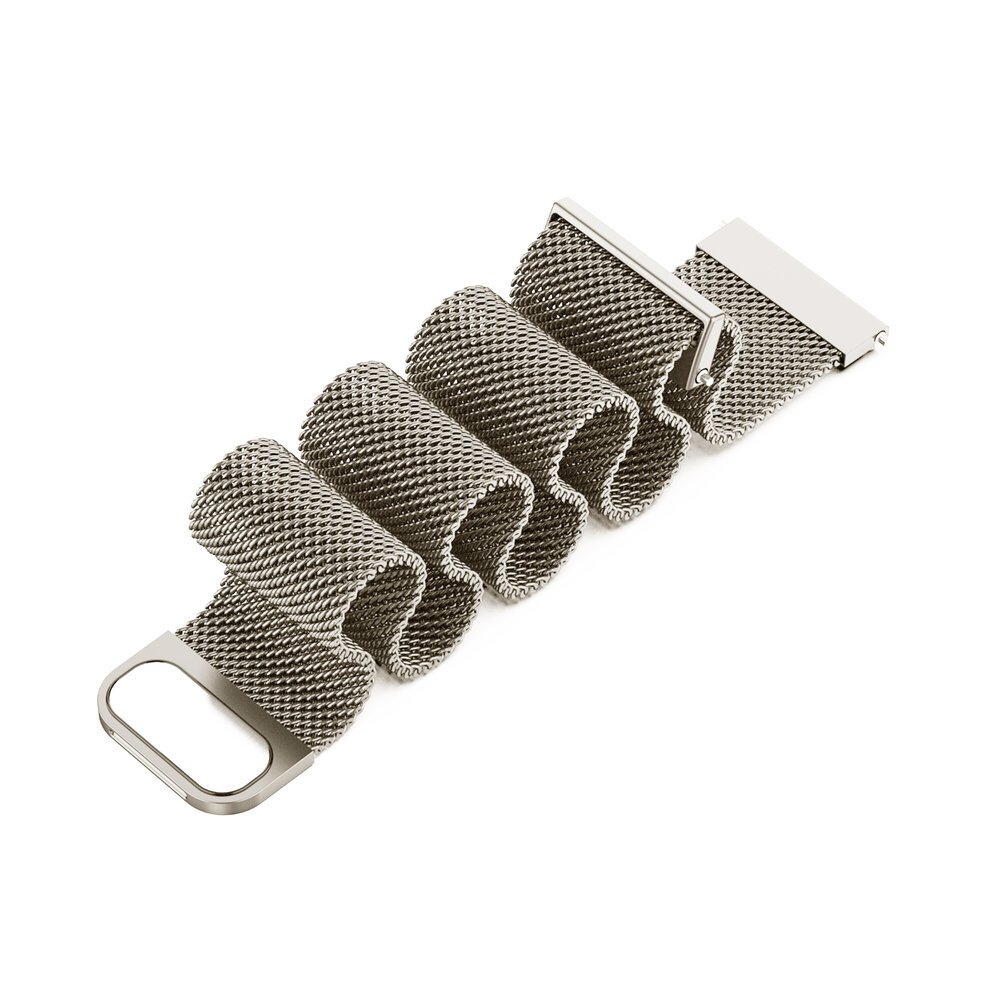 Strap-it Strap-it Bracelet Milanais Samsung Galaxy Watch 4 40mm (lumière stellaire)