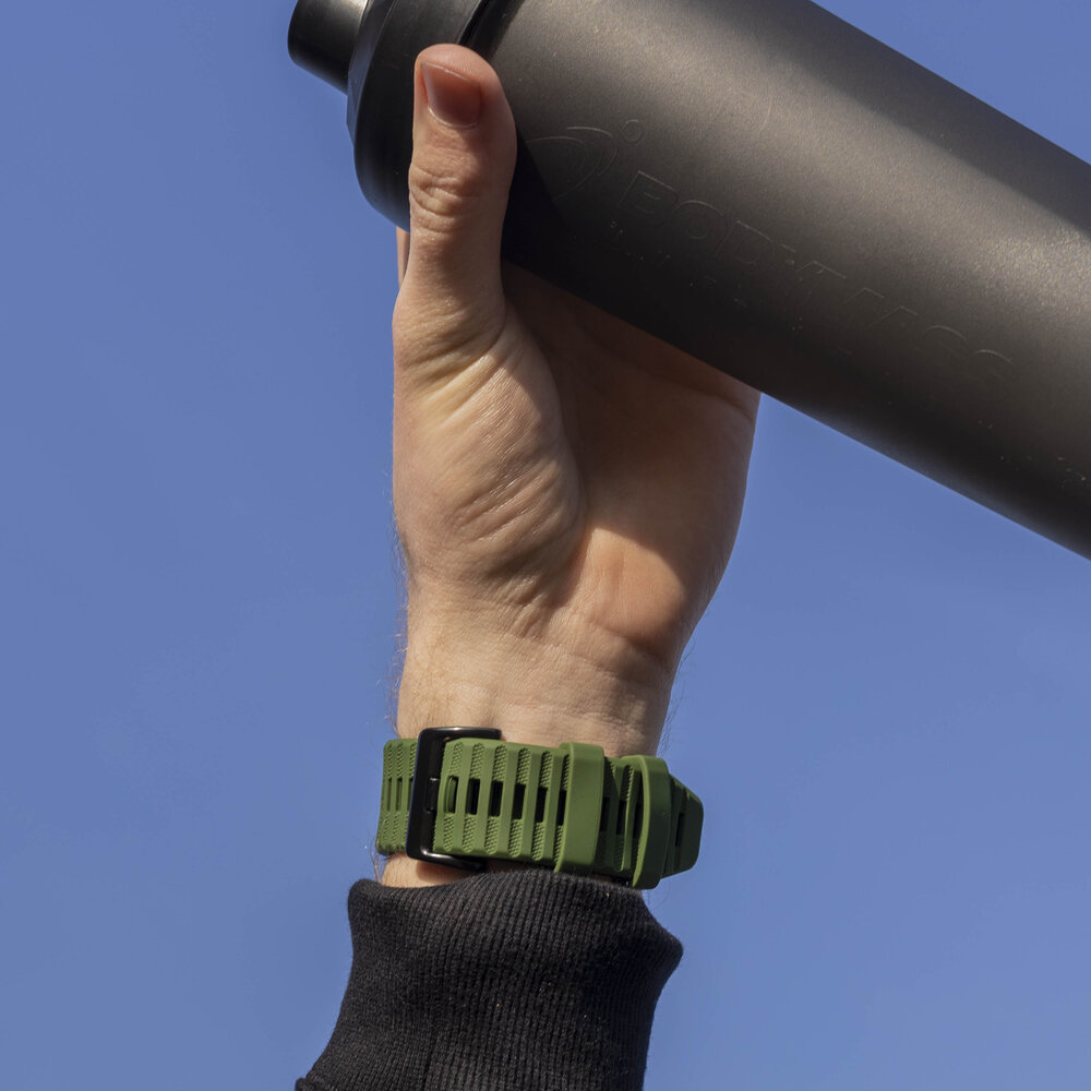 Strap-it Strap-it Bracelet silicone Garmin Epix Pro (Gen 2) 51mm (vert foncé)