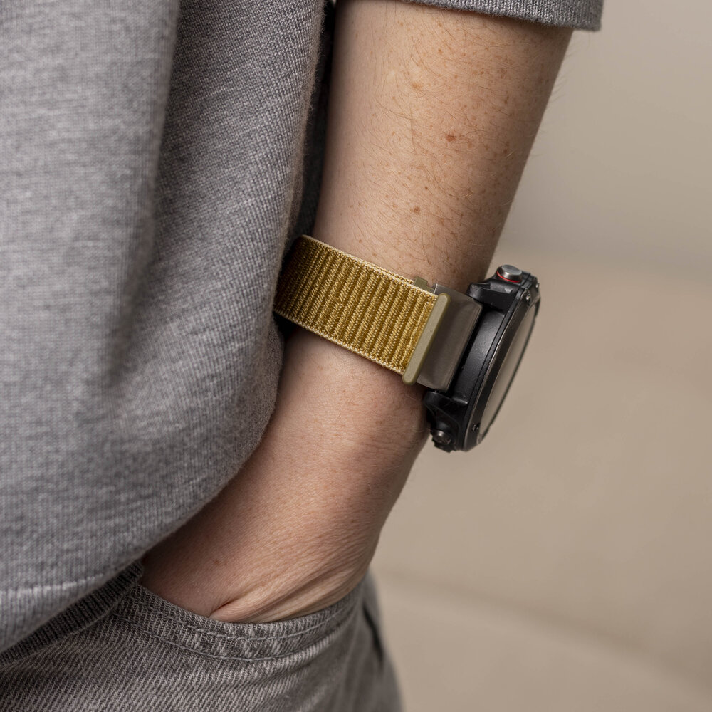 Strap-it Strap-it Bracelet nylon Garmin Fenix 5x / 6x (vert olive) Strap-it Strap-it Bracelet nylon Garmin Fenix 5x / 6x (vert olive)