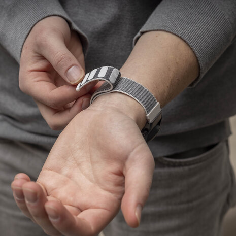 Strap-it Strap-it Bracelet nylon Garmin Fenix 5x / 6x (coquillage)