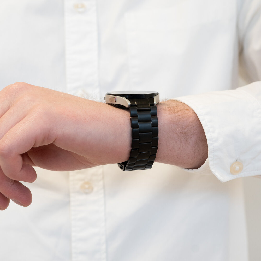 Bandz Bandz Bracelet titane 'Classic' Samsung Galaxy Watch 5 Pro (noir)