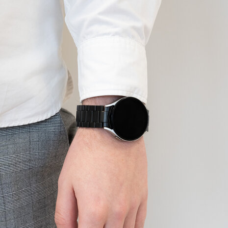 Bandz Bandz Bracelet titane 'Classic' Samsung Galaxy Watch 4 - 44mm (noir) Bandz Bandz Bracelet titane 'Classic' Samsung Galaxy Watch 4 - 44mm (noir)