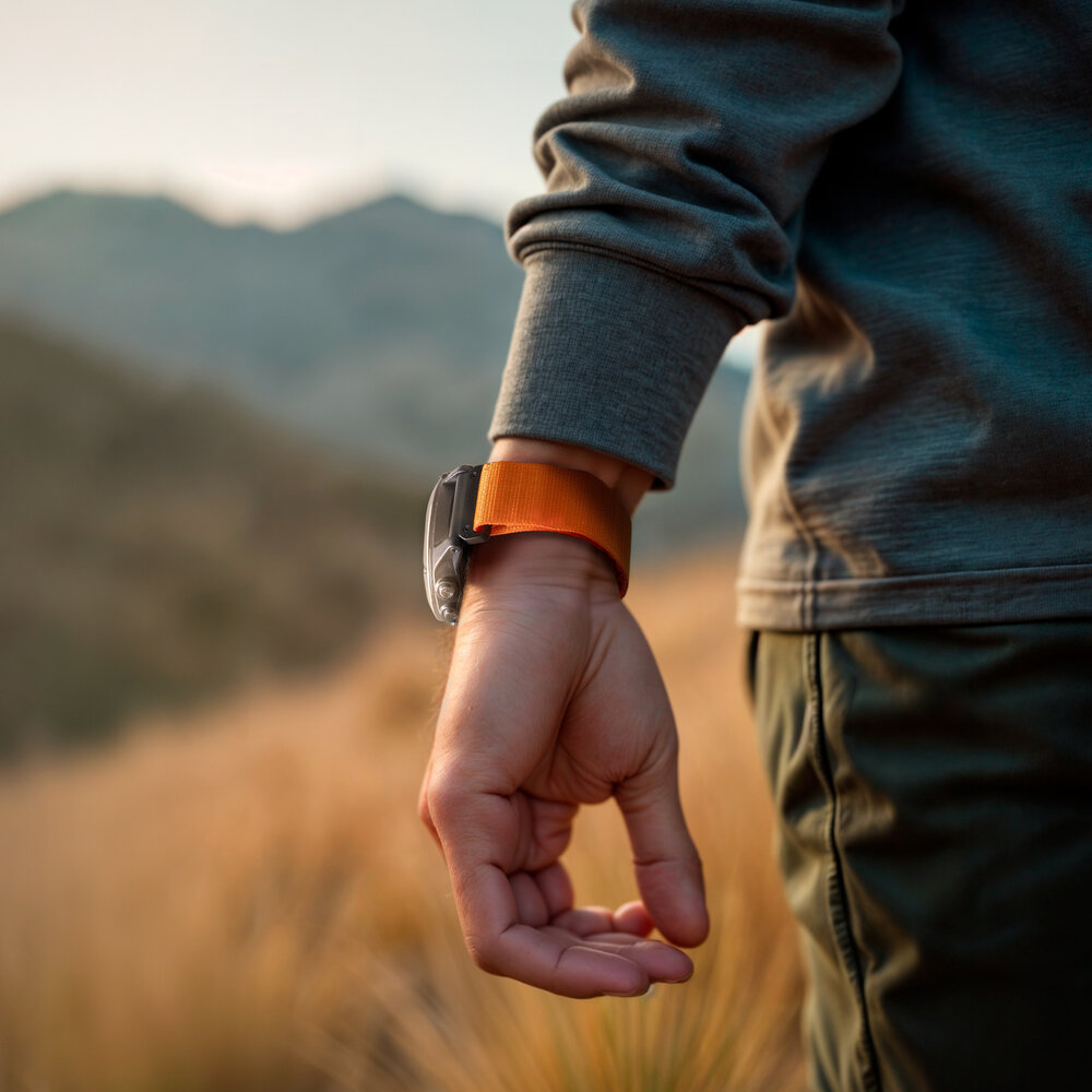 Strap-it Strap-it Bracelet Alpine Garmin Fenix 8 - 51mm (naranja)