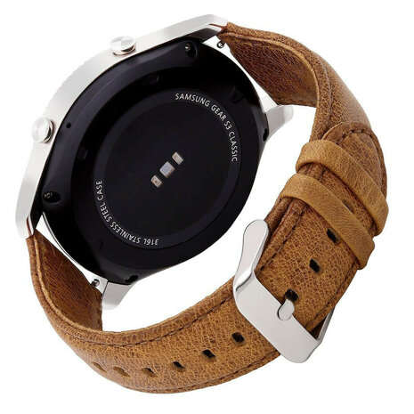 Strap-it Strap-it Bracelet cuir Garmin Venu (marron) Strap-it Strap-it Bracelet cuir Garmin Venu (marron)