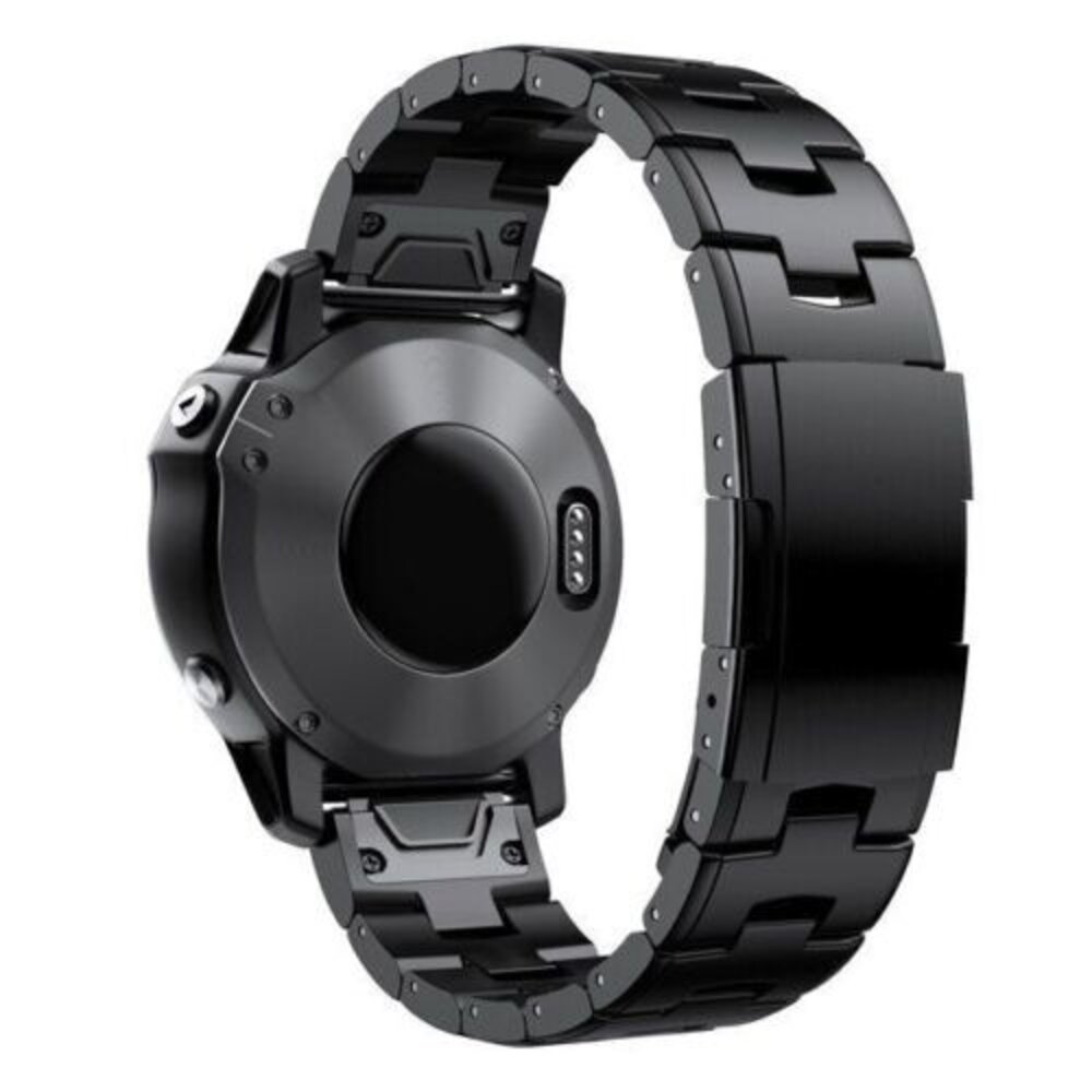 Strap-it Strap-it Bracelet titane Garmin Fenix 7 (noir)