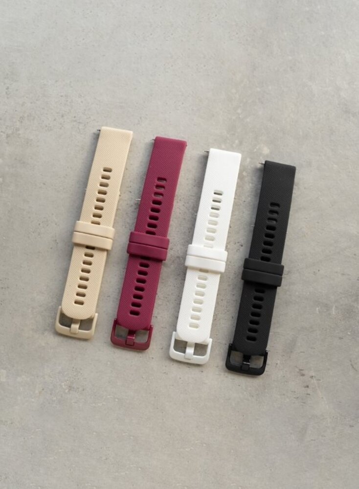 Strap-it Strap-it Bracelet silicone luxe Polar Ignite (noir)