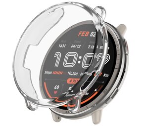 Strap-it Coque de TPU Amazfit Active 2 (transparent)