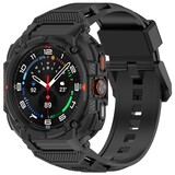 Strap-it Bracelet TPU avec cadre Samsung Galaxy Watch Ultra (noir)