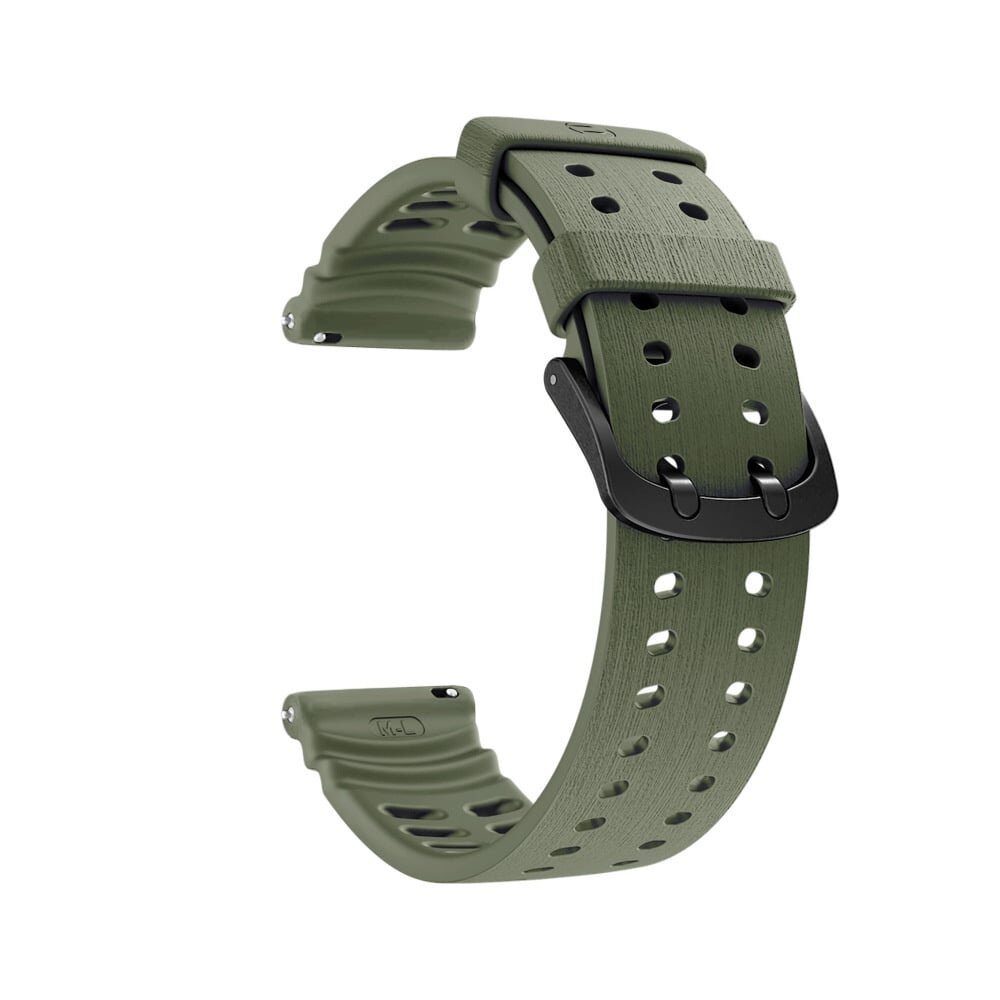 Strap-it Strap-it Bracelet silicone grain Polar Vantage M3 (vert armée)