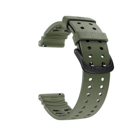 Strap-it Strap-it Bracelet silicone grain Polar Vantage V3 (vert armée)