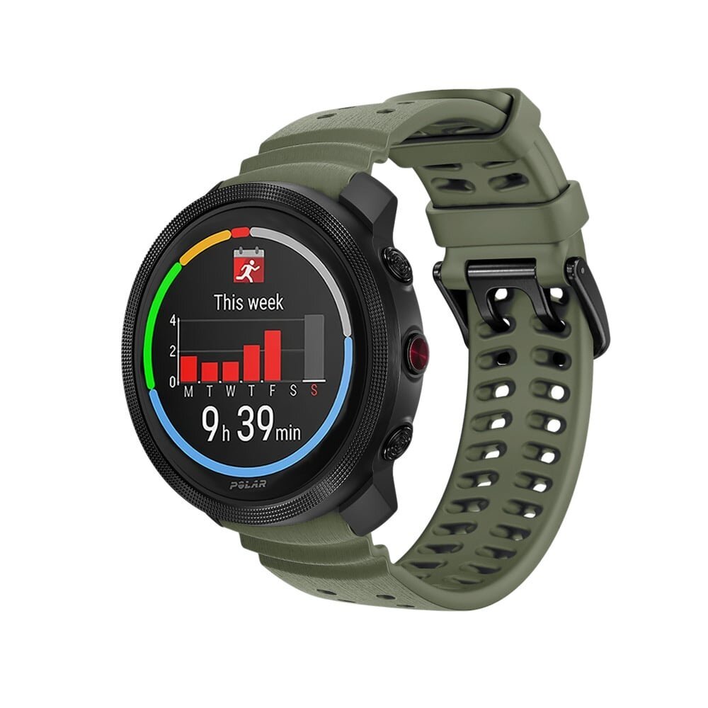 Strap-it Strap-it Bracelet silicone grain Polar Grit X Pro (vert armée)