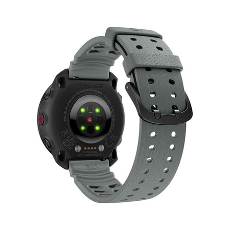 Strap-it Strap-it Bracelet silicone grain Polar Grit X Pro (gris foncé)