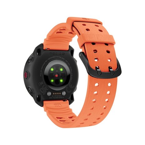 Strap-it Strap-it Bracelet silicone grain Polar Grit X2 Pro (orange)