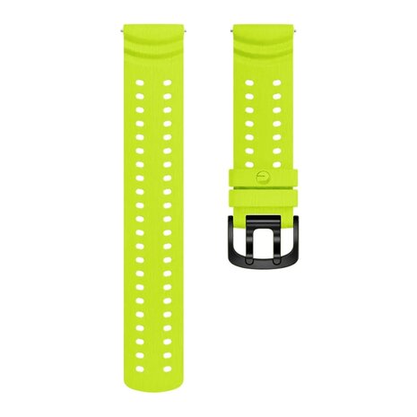 Strap-it Strap-it Bracelet silicone grain Polar Grit X2 Pro (citron vert)