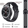 Strap-it Strap-it Bracelet silicone avec trous Samsung Galaxy Watch 46mm (noir) Strap-it Strap-it Bracelet silicone avec trous Samsung Galaxy Watch 46mm (noir)