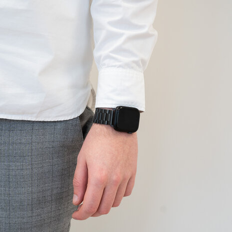 Bandz Bandz Bracelet acier 'Classic' Apple Watch (noir)