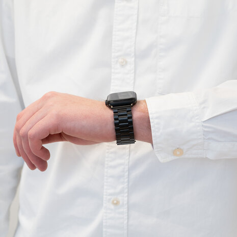 Bandz Bandz Bracelet acier 'Classic' Apple Watch (noir)