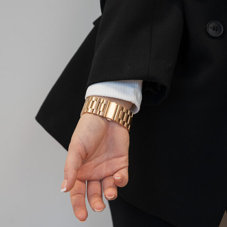 Bandz Bandz Bracelet acier 'Classic' Apple Watch (or rose) Bandz Bandz Bracelet acier 'Classic' Apple Watch (or rose)