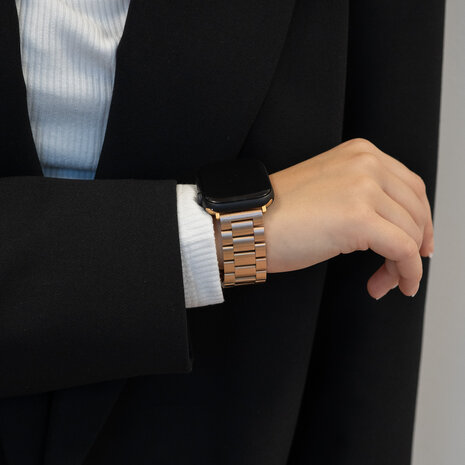 Bandz Bandz Bracelet acier 'Classic' Apple Watch (or rose) Bandz Bandz Bracelet acier 'Classic' Apple Watch (or rose)