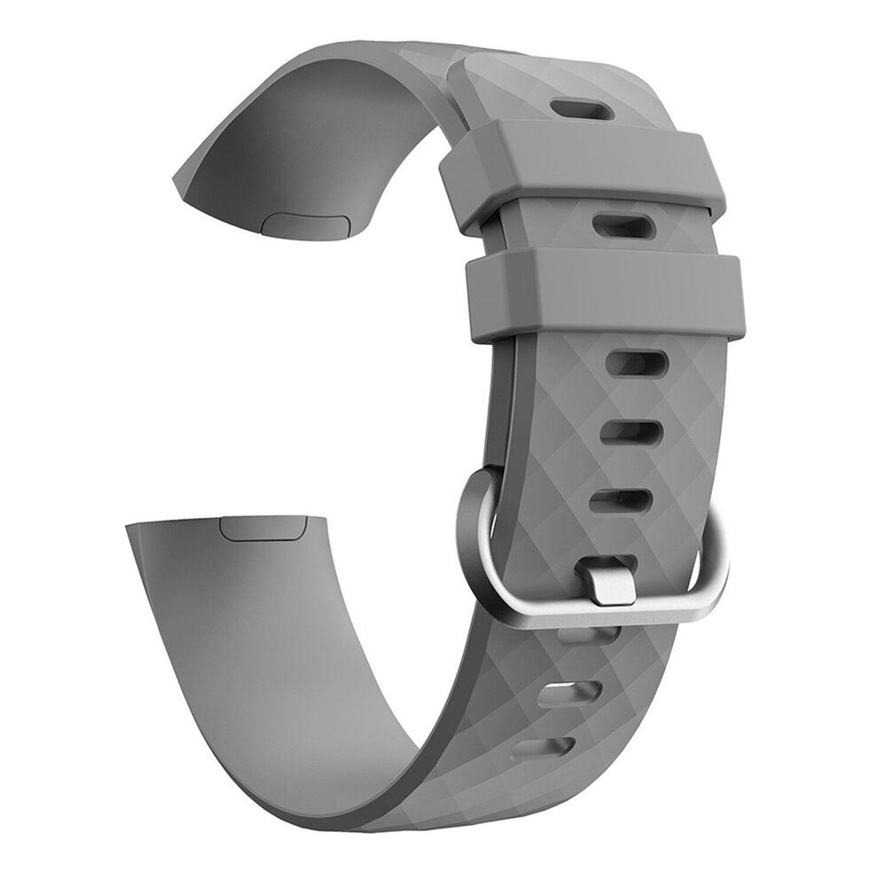 Strap-it Strap-it Bracelet silicone Fitbit Charge 3 (gris)