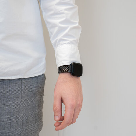 Bandz Bandz Bracelet acier 'Dragon' Apple Watch (noir)