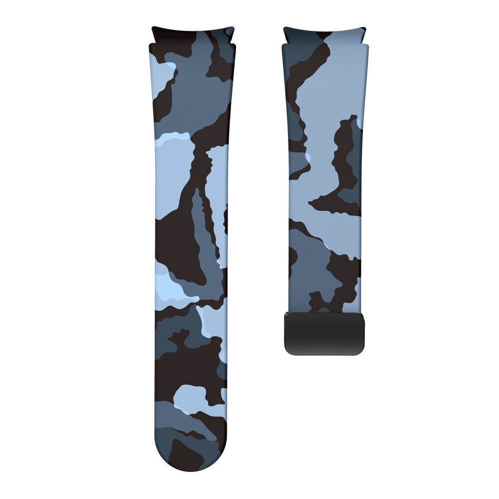 Strap-it Strap-it Bracelet à fermoir magnétique Samsung Galaxy Watch 4 Classic 46mm Camouflage