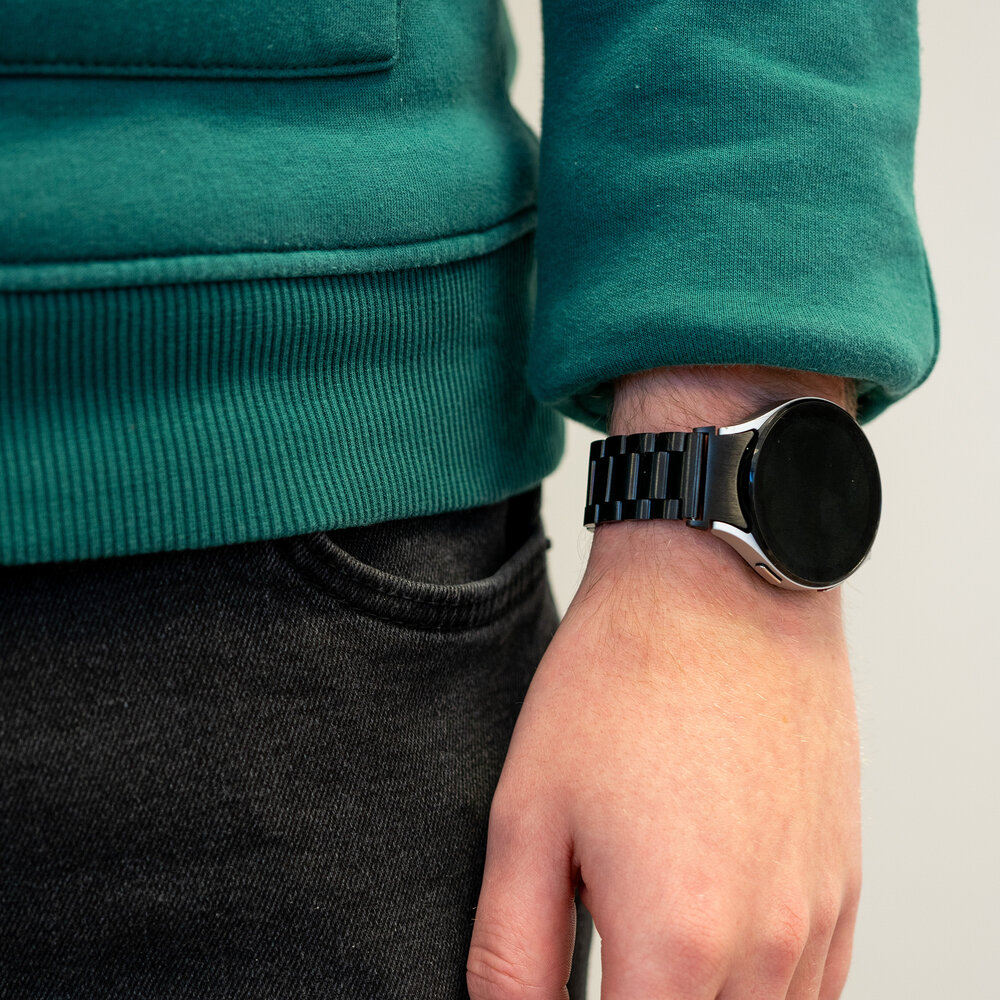 Bandz Bandz Bracelet acier "Classic" Samsung Galaxy Watch 5 - 40mm (noir) Bandz Bandz Bracelet acier "Classic" Samsung Galaxy Watch 5 - 40mm (noir)