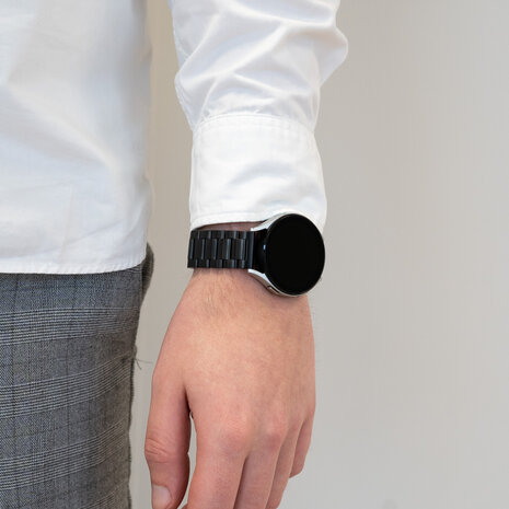 Bandz Bandz Bracelet acier "Classic" Amazfit GTR 2 (noir)