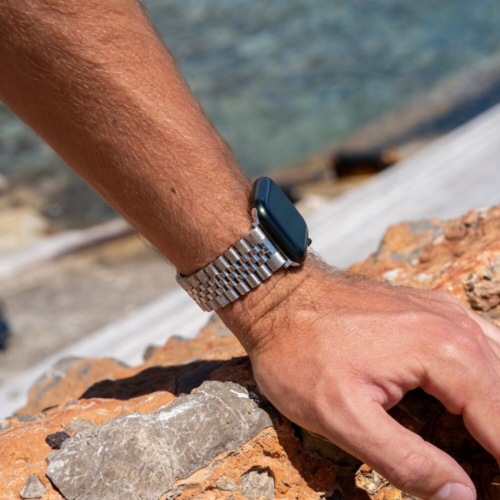 Strap-it Strap-it Bracelet acier Apple Watch Jubilé (argent)